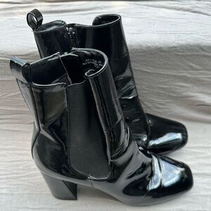BAMBOO SHOES | Size 10 | Patent Leather Ankle Boots